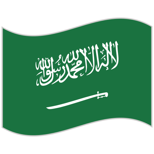 saudi flags